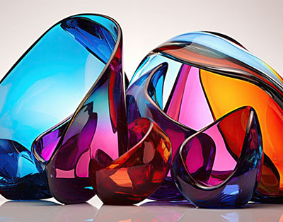 Glass and Sculptures